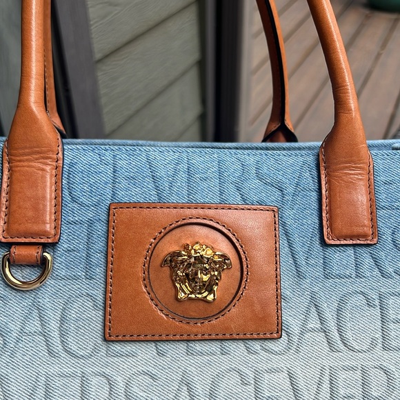 Versace Denim Tote - Picture 4 of 17